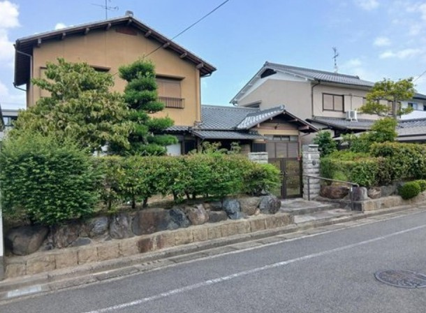 宇治市広野町桐生谷の前面道路含む現地写真