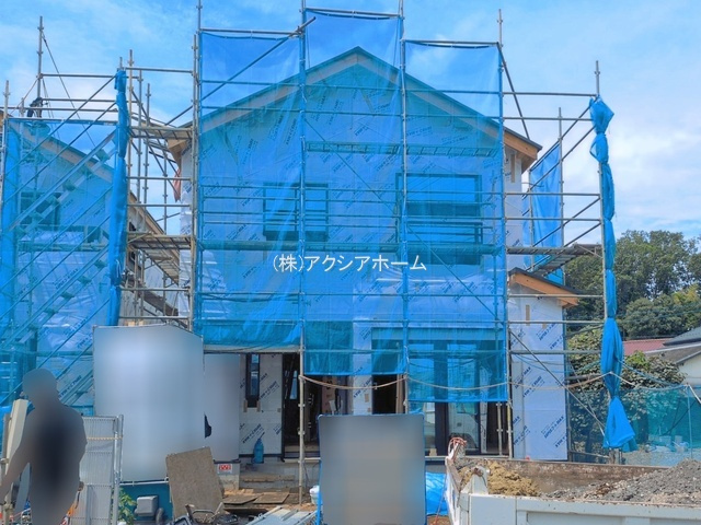 所沢市上安松・全2棟　新築一戸建　1号棟　～収納充実～の外観|現地　2026年8月21日撮影