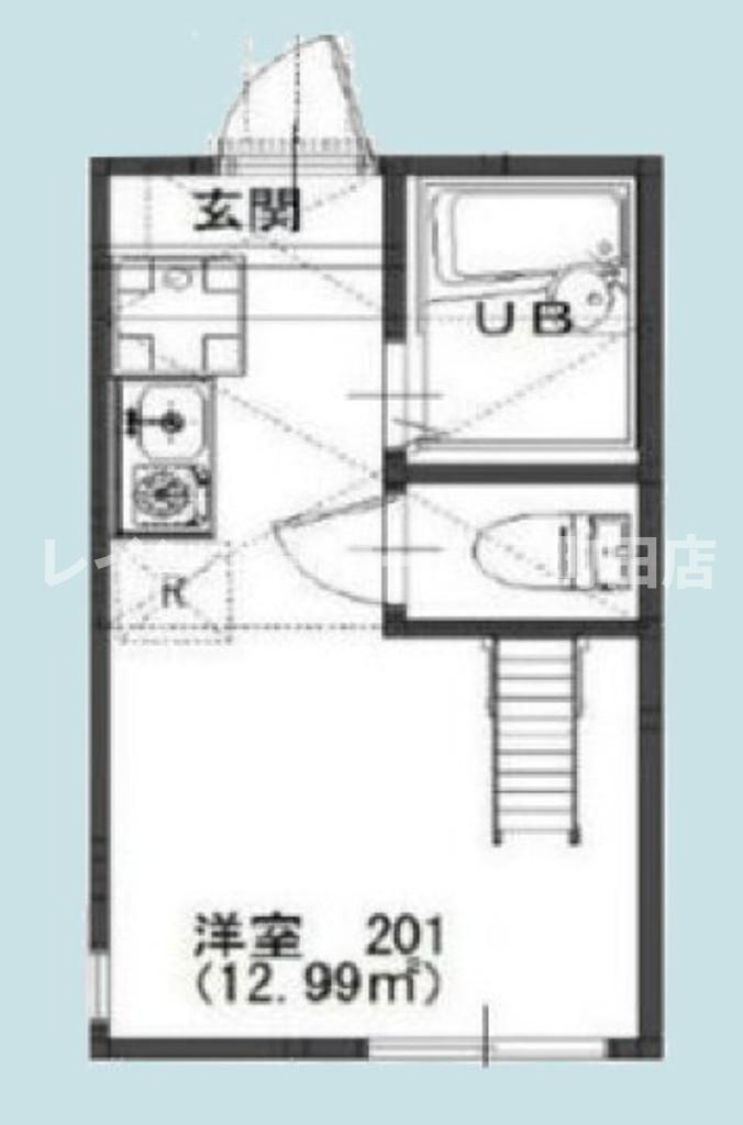 プライムテラス大和A棟※初期費用分割後払いサービス利用可能物件の間取り