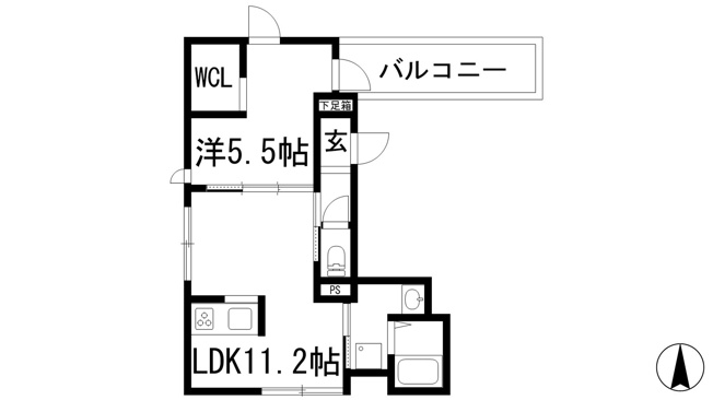 【間取り】 | エルメゾンなごみ