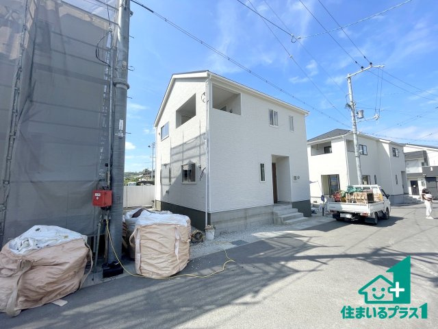 ★京田辺市薪天神堂　第9期　新築一戸建ての外観|お客様に長く安心して住んでいだだける事にこだわった家づくり！住んでからのアフターサービスにもしっかりと取り組んでいます！