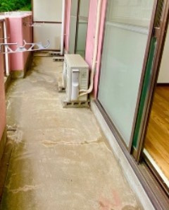 横浜市瀬谷区三ツ境の賃貸マンションのバルコニー