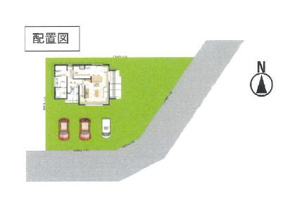 壬生町六美町の区画図