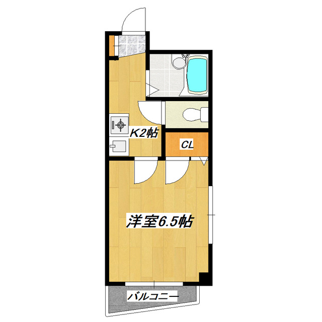 メゾンド蔵の間取り|角部屋！人気のバス・トイレ別です！