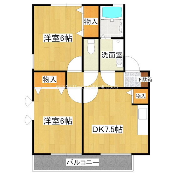 【間取り】 | ウエストハイムA