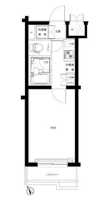 狛江市岩戸北４丁目の賃貸マンションの間取り