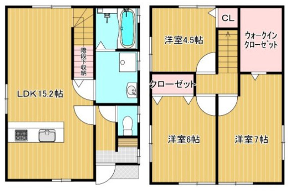 Ohana village【10.000円キャッシュバック対象物件】の間取り