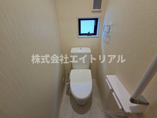 美濃加茂市古井町下古井　新築戸建　全2棟のトイレ|1階