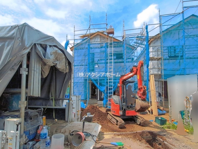 所沢市上安松・全2棟　新築一戸建　2号棟　～収納充実～の外観|現地写真（2026年8月21日撮影）