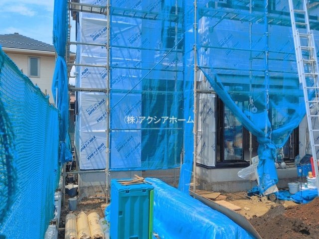 所沢市上安松・全2棟　新築一戸建　2号棟　～収納充実～の外観|現地写真（2026年8月21日撮影）