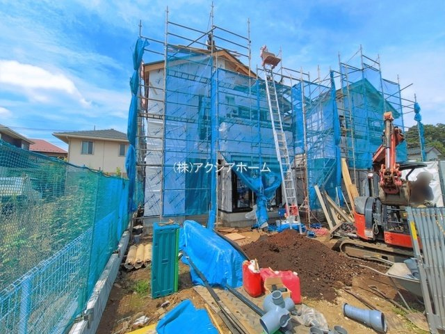 所沢市上安松・全2棟　新築一戸建　2号棟　～収納充実～の外観|現地写真（2026年8月21日撮影）