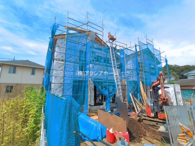 所沢市上安松・全2棟　新築一戸建　2号棟　～収納充実～の外観|現地写真（2026年8月21日撮影）
