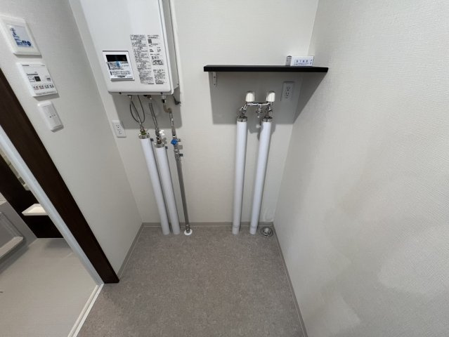 十勝郡浦幌町字寿町のアパートの洗面所