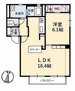 【間取り】 | シャーメゾンＭ－Ⅱ