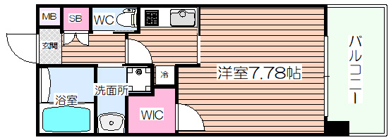 【間取り】 | レジディア新大阪Ⅱ