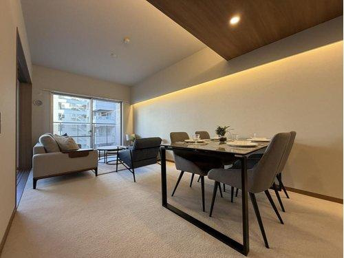 府中市宮町１丁目の中古マンションの居間・リビング|室内（2026年5月）撮影