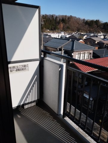 クレスト本町のバルコニー