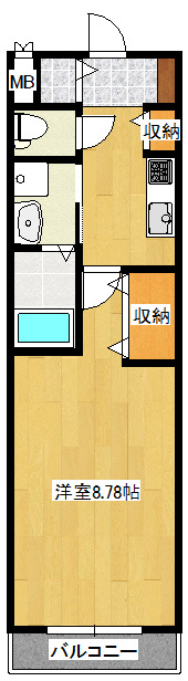アヴニール立町の間取り