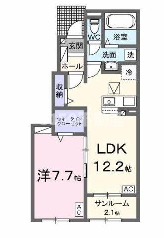 サニーハウスⅥの間取り