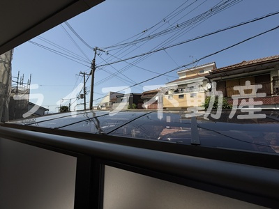クリエオーレ東石切町のバルコニー