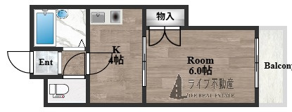 ロイヤルシャトー瓢箪山の間取り