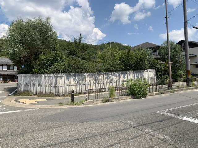 京都市左京区岩倉南木野町　中古一戸建の前面道路含む現地写真