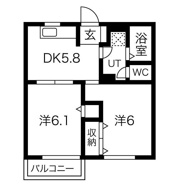 ファミール蓼野の間取り