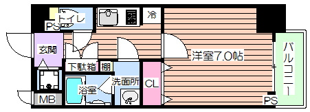 【間取り】 | クレビオス天満橋