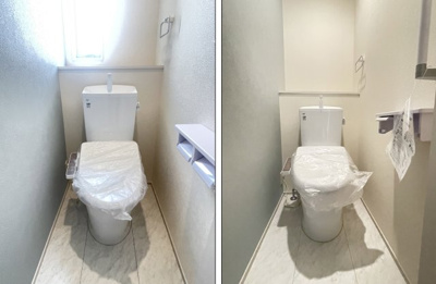 【トイレ】 | 鈴鹿市岡田１丁目　新築分譲住宅２号棟