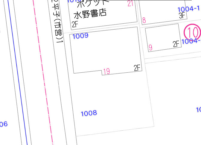 南区平子2丁目　借地の間取り