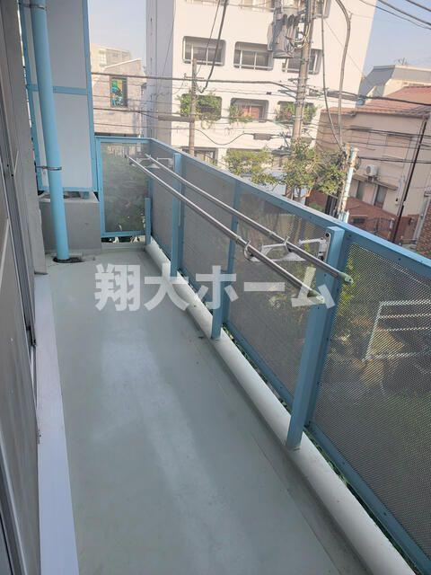 ハウス小川のバルコニー