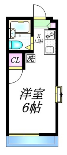 コーポ多田の間取り|★使いやすい１Ｋタイプ★