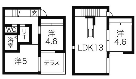 KURIcube北名古屋市沖村Ａの間取り
