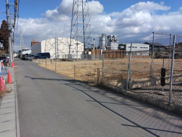 【仲介/売土地】莇生町水洗の前面道路含む現地写真