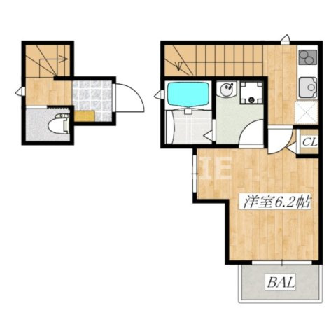 メゾンＳＫの間取り|間取り☆