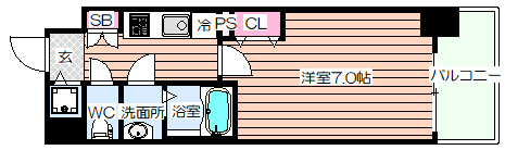 【間取り】 | ファーストフィオーレ新梅田