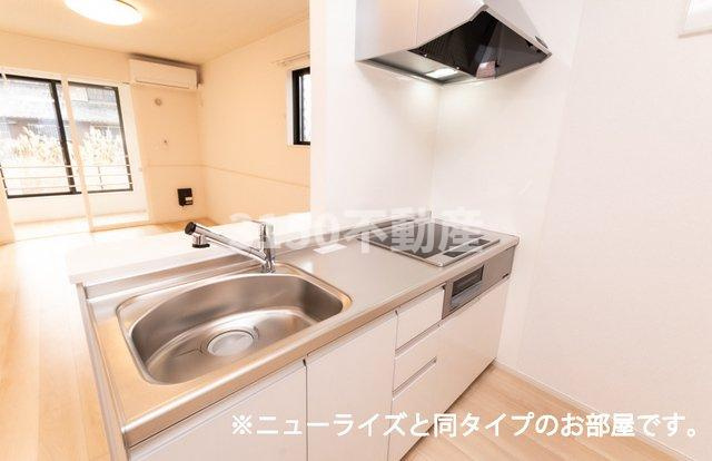 サニーハウスⅥのキッチン|きれいなキッチンです