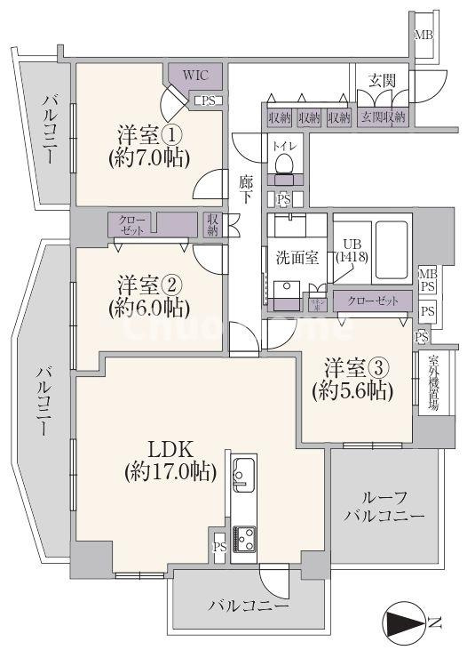 ライオンズシティ東陽町親水公園の間取り|8階部分・3方角部屋住戸につきまして日当たり・通風・眺望良好。新規リノベーション施工が完了いたしましたのでいつでも内覧が可能です。安心のアフターサービス保証付きですのでご購入後も安心して暮らせます。