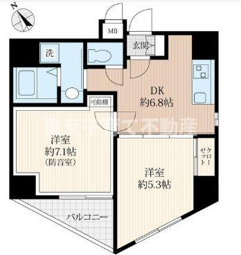 ラシクラス麹町の間取り