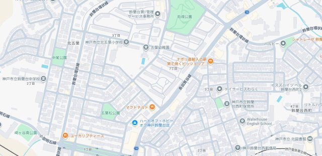 5日(土)6日(日)現地ご見学可能！　神戸市北区鈴蘭台西町　限定1邸の地図
