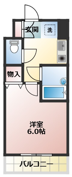 マテリアル府中の間取り