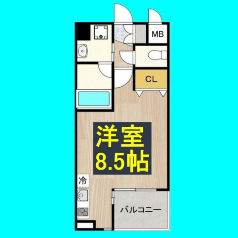 CITY SPIRE 名駅北の間取り