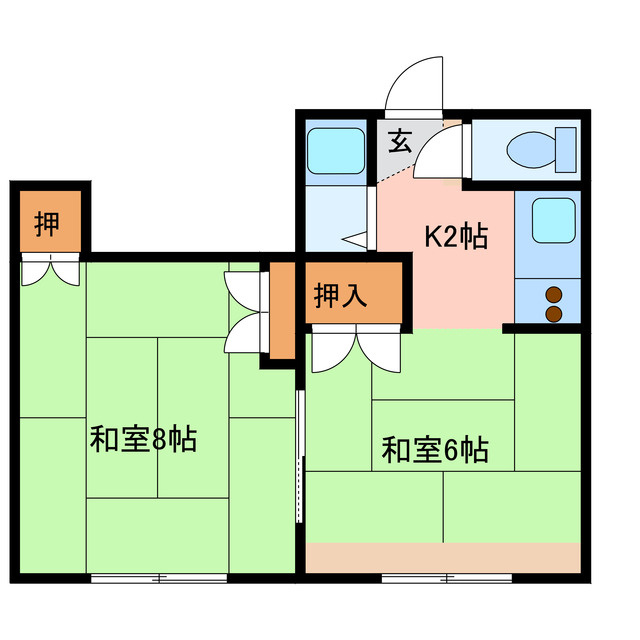コーポカネマツの間取り