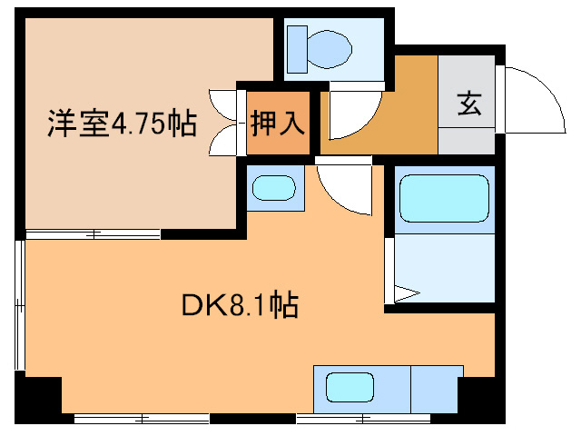 皆川ビルの間取り