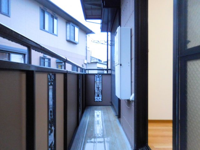リヴェール深沢Aのバルコニー
