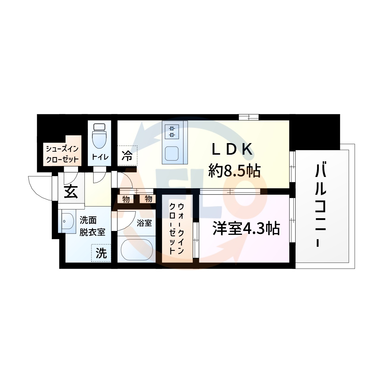 グランデ元町の間取り|グランデ元町　間取り