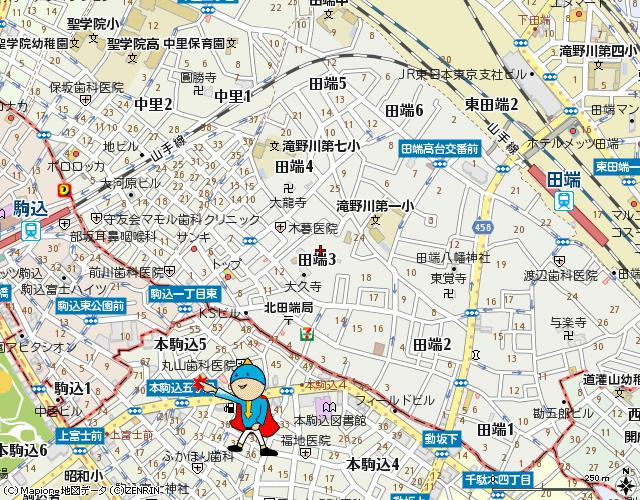 レジデンス本駒込の地図