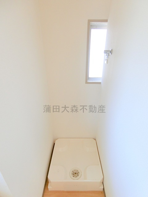 萩中マンションの設備|室内洗濯機置場