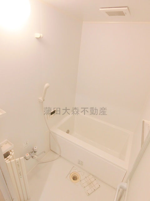 萩中マンションの浴室|追焚付きのお風呂　バスルーム