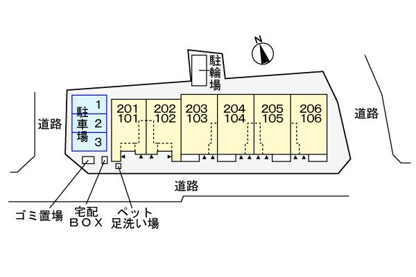 イノセントパークの区画図